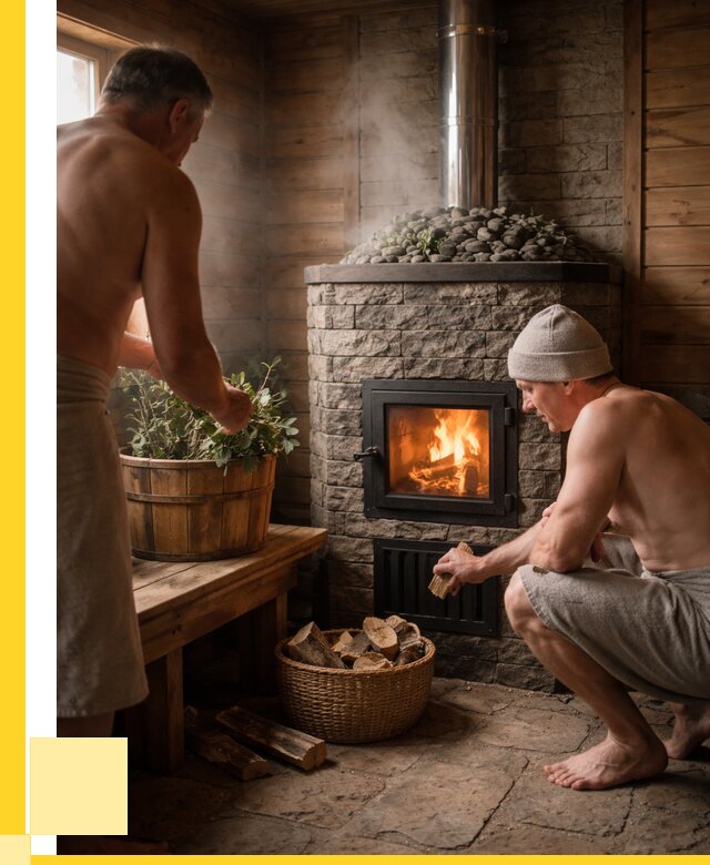 Банные печи под ключ в Новом Уренгое от 46791 р. | ЭриданНвг кирпичная