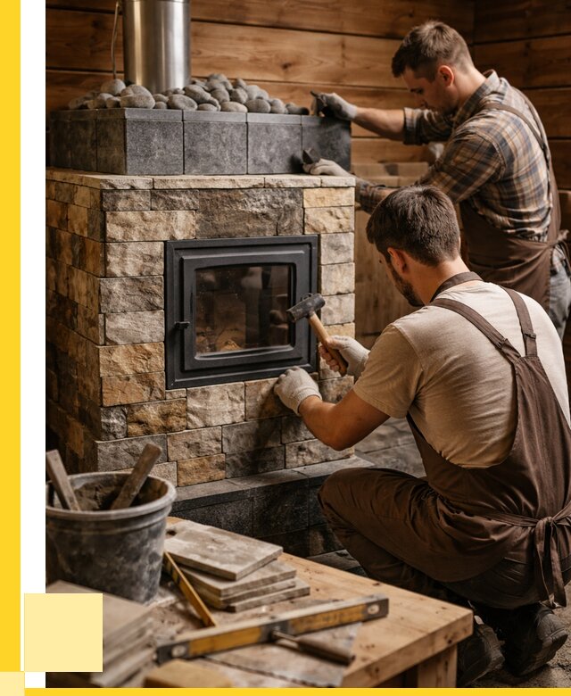 Облицовка банной печи в Новом Уренгое от 15597 р. | ЭриданНвг