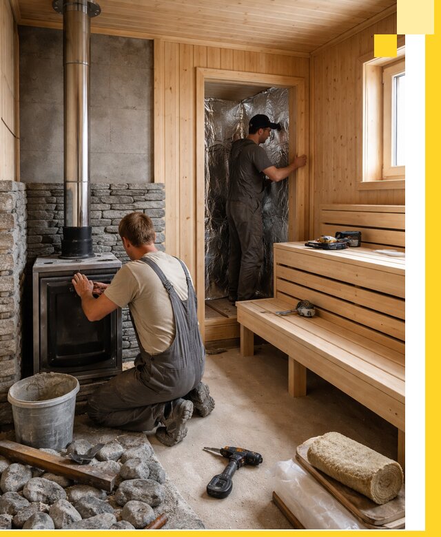 Строительство и изготовление бань под ключ в Новом Уренгое