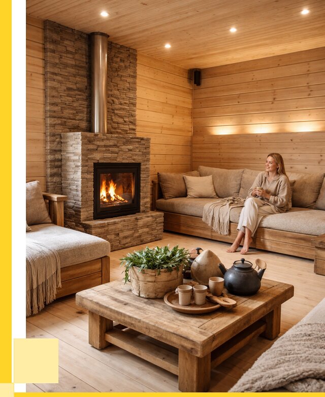 Проект бани с комнатой отдыха в Новом Уренгое от 36393 р. | ЭриданНвг