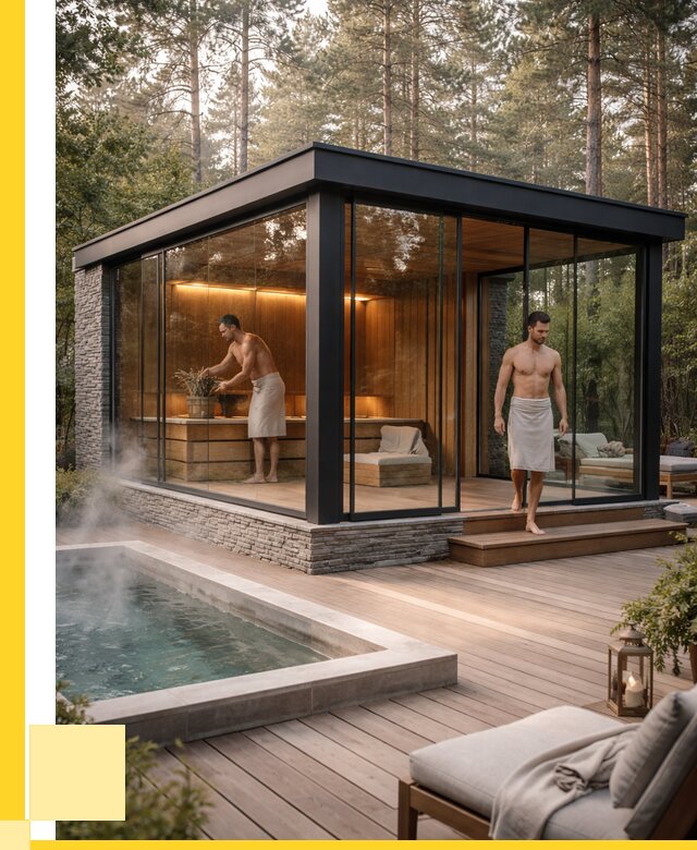 Стеклянные бани и двери в Новом Уренгое от 467910 р. | ЭриданНвг