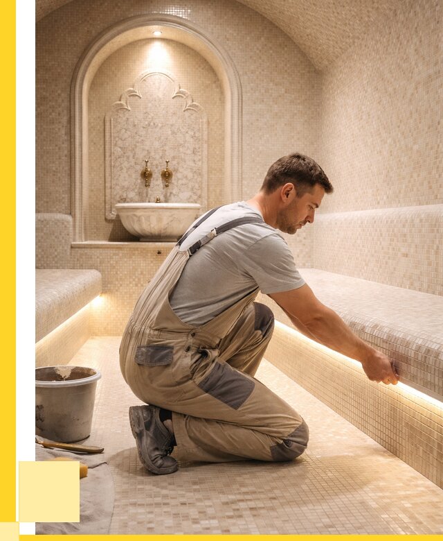 Отделка хамамов под ключ в Новом Уренгое от 5719 р. | ЭриданНвг